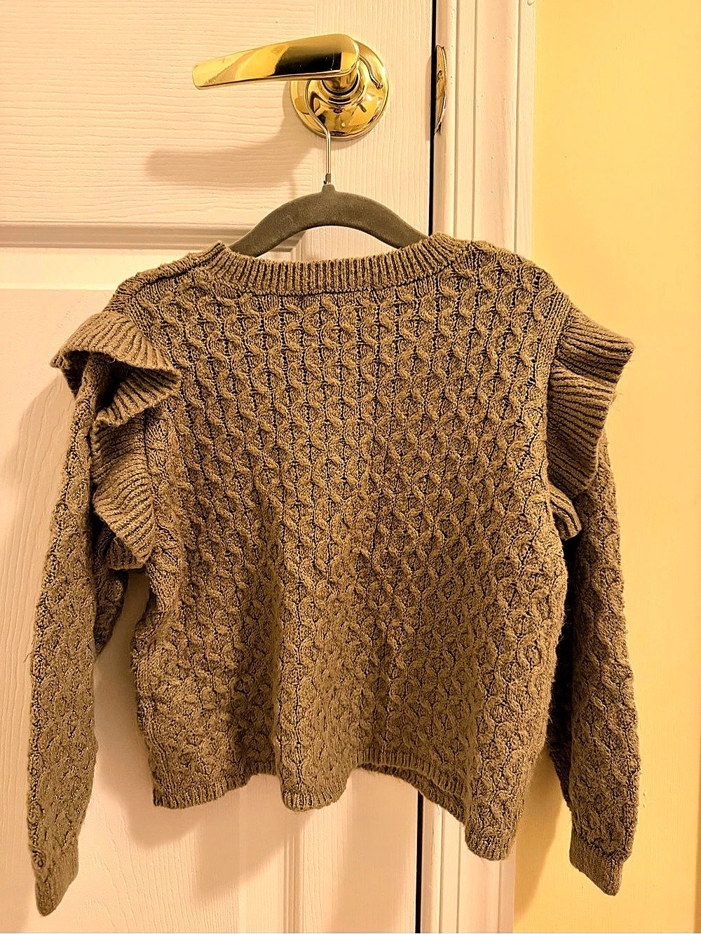 Rylee & Cru Ruffle-Shoulder Sweater - Picture 2 of 2